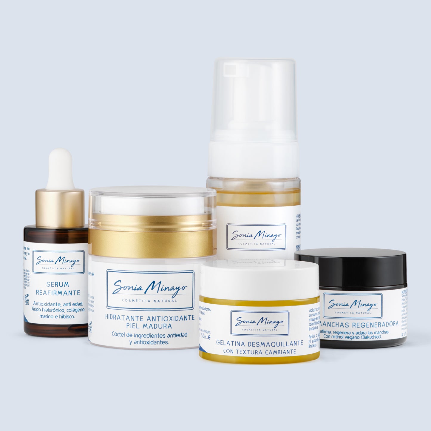 Pack completo de cuidado facial. Rutina día y noche